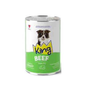 KİNG KÖPEK KONSERVE DANA ETLİ 400 GR